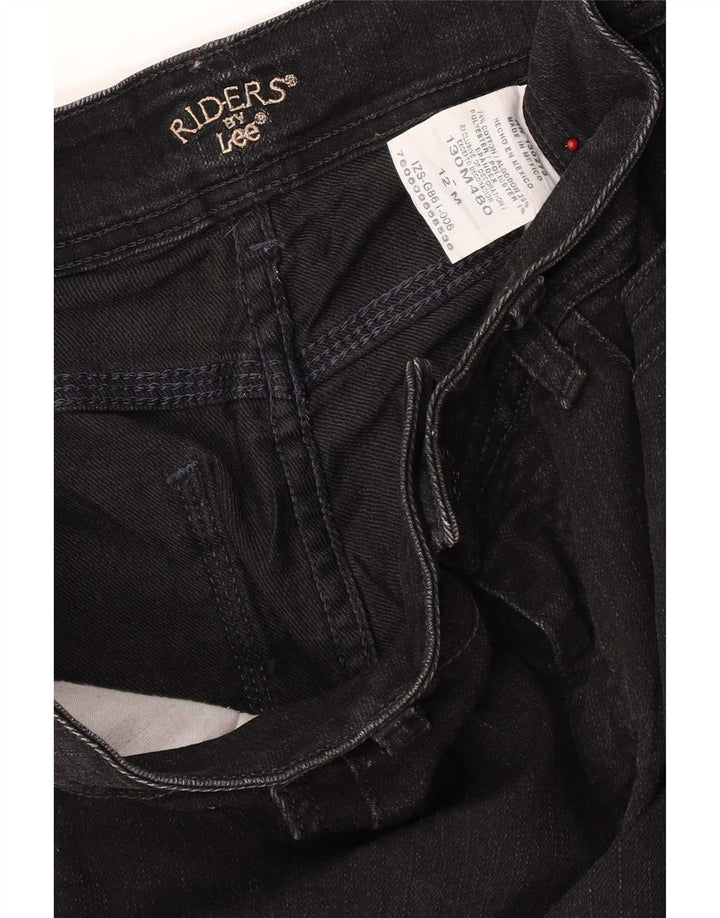 Lee Womens Riders Bootcut Jeans US 12 Large W32 L21 Black Bomuld