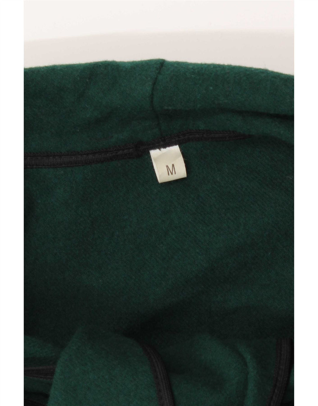 Vintage Dame Front Tie Capelet Coat UK 14 Medium Green