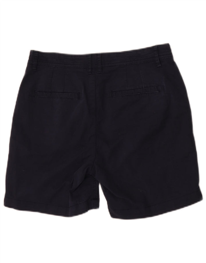 Fat Face Dame Chino Shorts UK 8 Small W28 Navy Blue Bomuld
