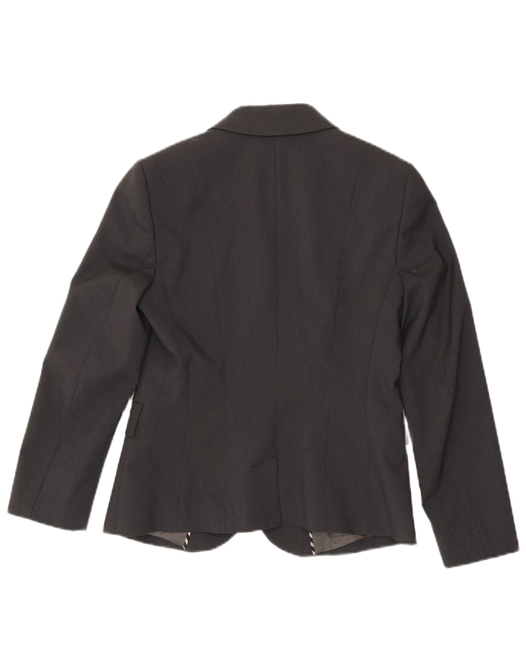 Sisley Dame 2 Button Blazer Jacket IT 42 Medium Grey Polyester