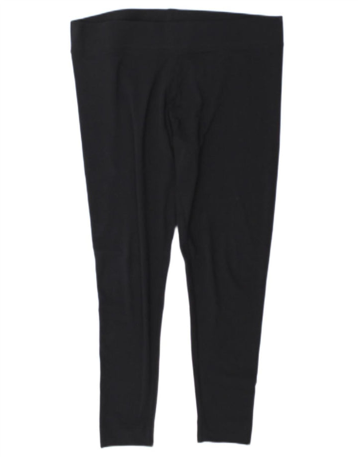 Marks & Spencer Dame Leggings UK 18 XL Sort Bomuld