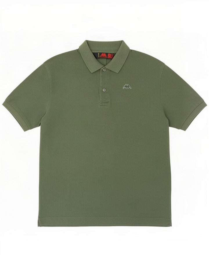 Kappa Polo skjorte til mænd Medium Khaki Cotton