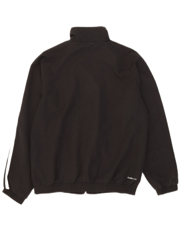 Adidas drenge Clima 365 træningsdragt topjakke 11-12 år sort polyester