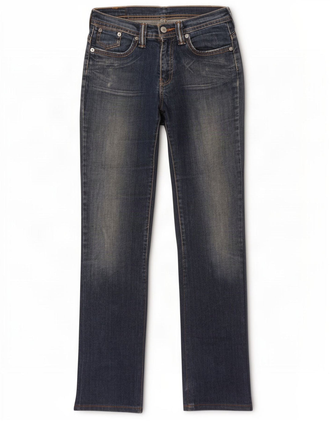 Levi's lige jeans til kvinder W28 L34 blå bomuld