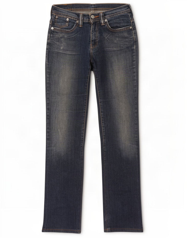 Levi's lige jeans til kvinder W28 L34 blå bomuld