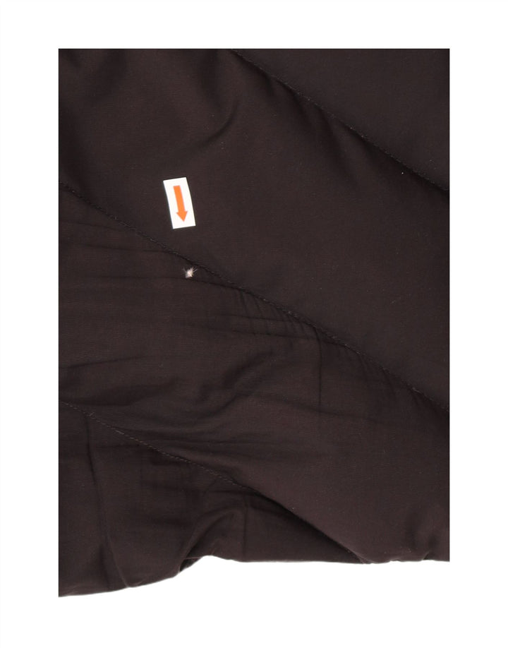 HELLY HANSEN Womens Hooded Padded Jacket UK 14 Medium Black Polyester