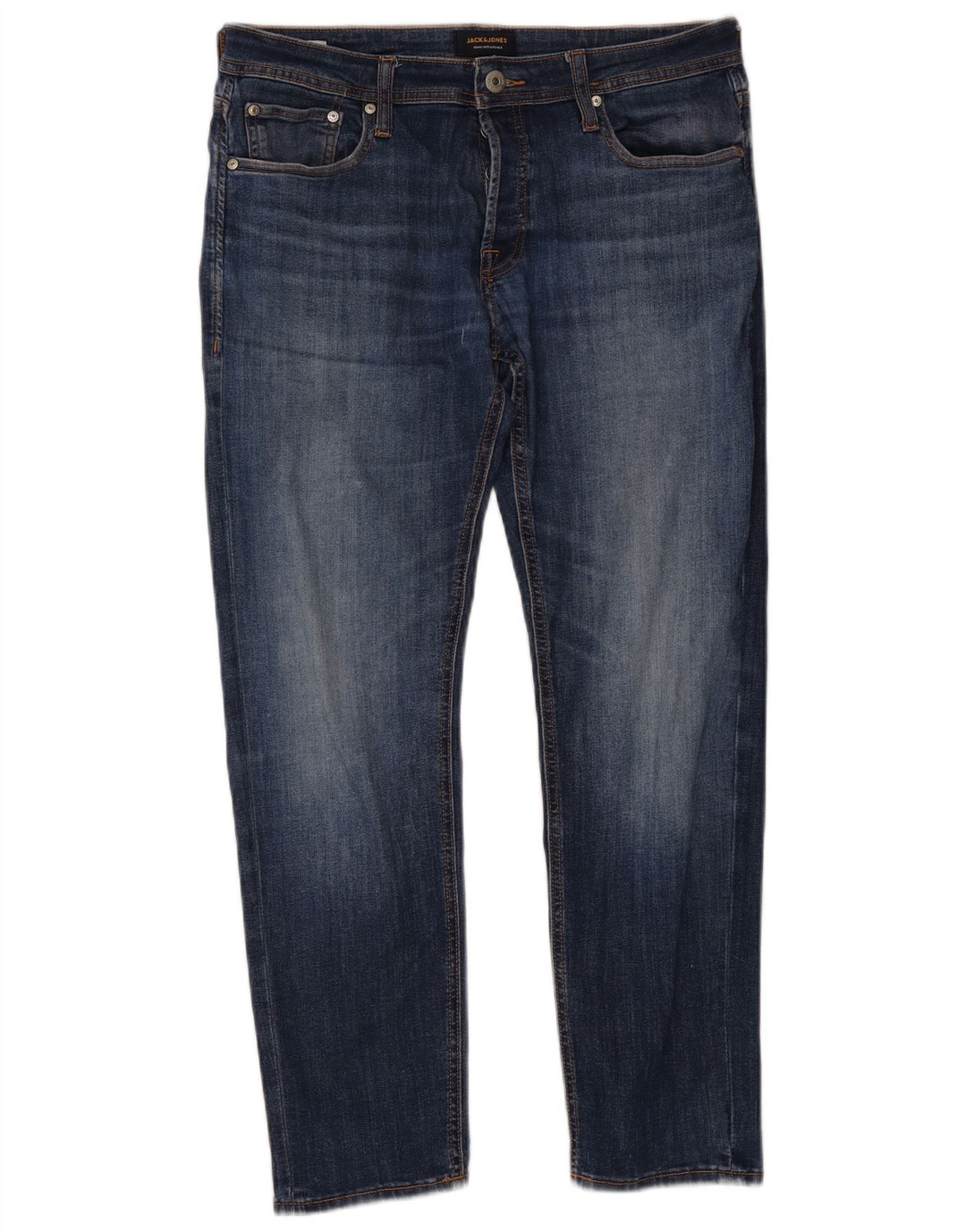 Jack & Jones Herre Slim Jeans W32 L30 Blå Bomuld