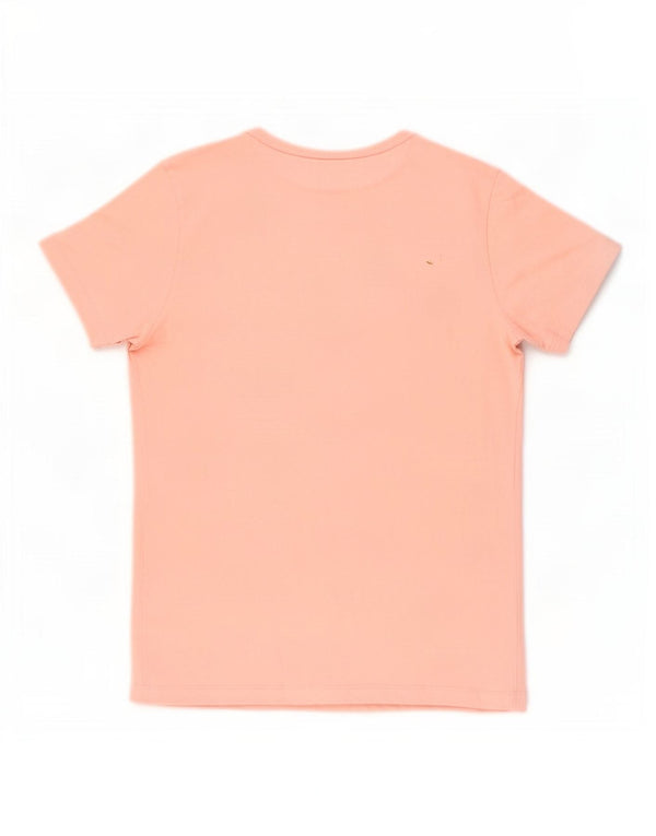 Champion Dame Grafisk T-Shirt Top UK 10 Lille Pink Bomuld