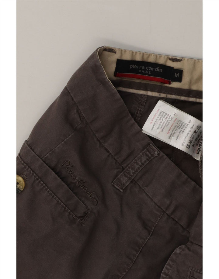 Pierre Cardin Herre Chino Shorts Medium W36 Grå Bomuld