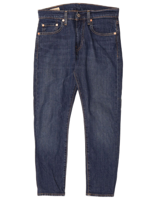 Levi's Dame 512 Slim Tapered Jeans W29 L28 Marineblå Bomuld