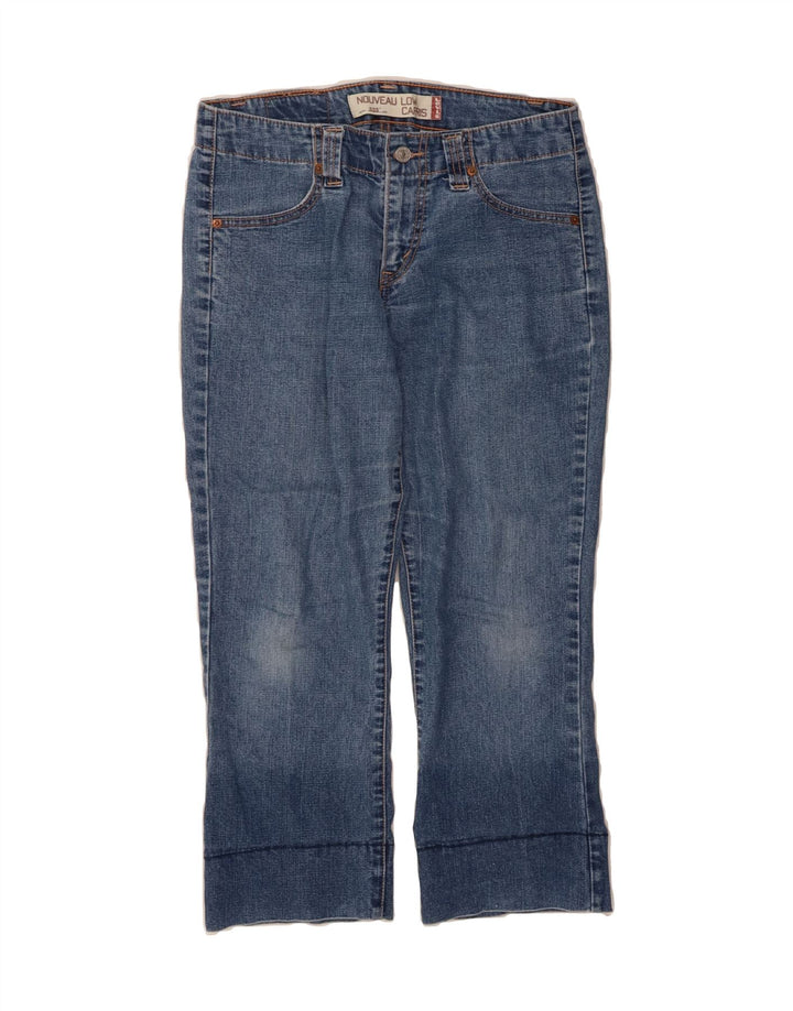 LEVI'S Womens 525 Capri Jeans US 4 Small W30 L23 Blue Cotton Vintage Levi's and Second-Hand Levi's from Messina Hembry 