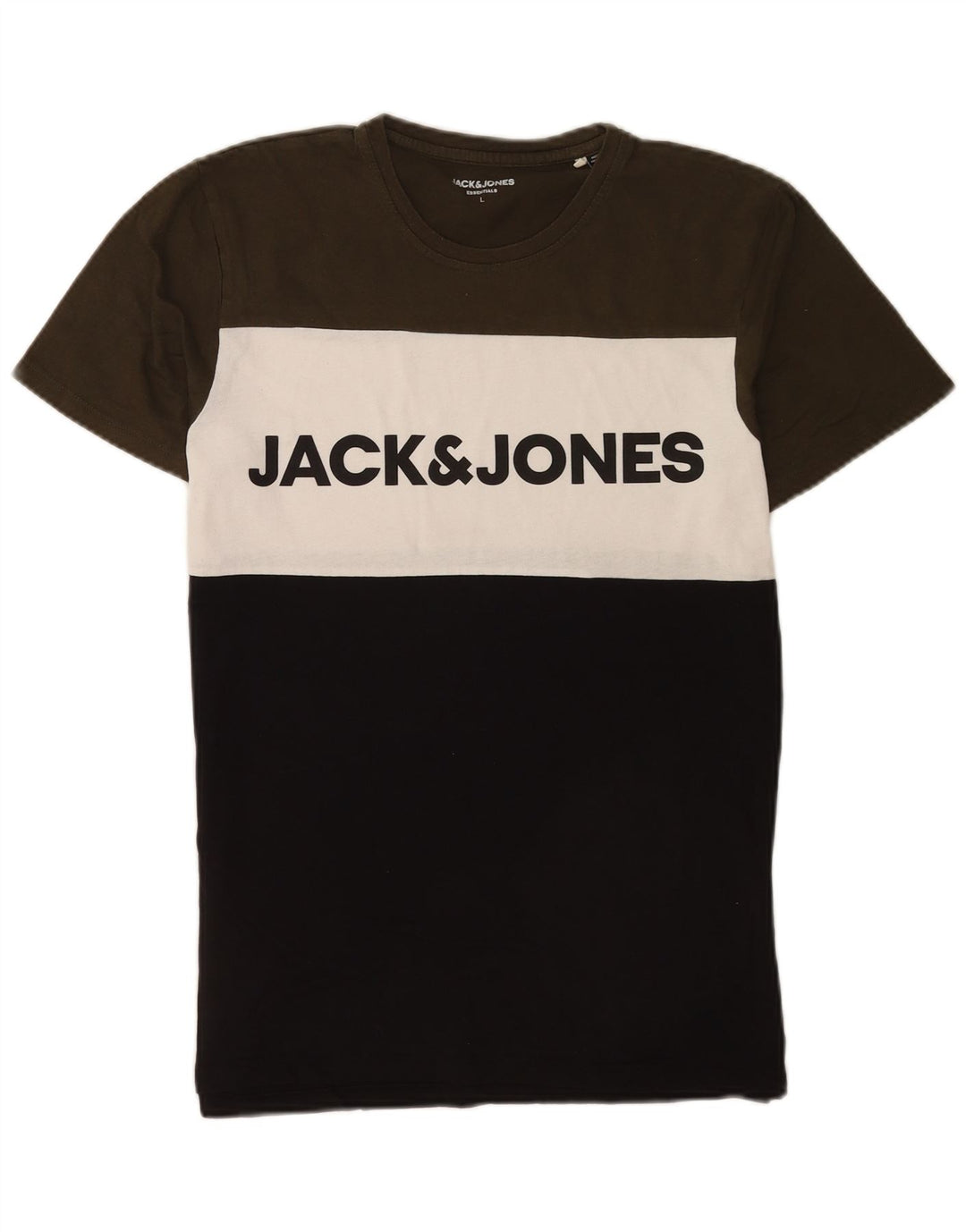 Jack & Jones Herre grafisk T-shirt Top Stor flerfarvet Colourblock