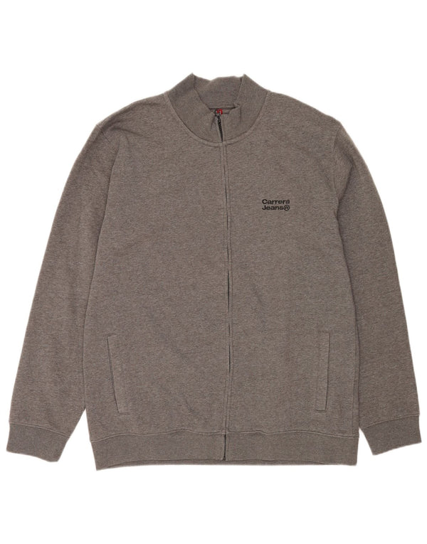 Carrera Træningsdragt til mænd Topjakke 2XL Grå Polyester