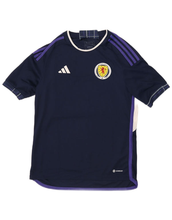 Adidas drenge Ferrari grafisk t-shirt top 15-16 år marineblå farveblok