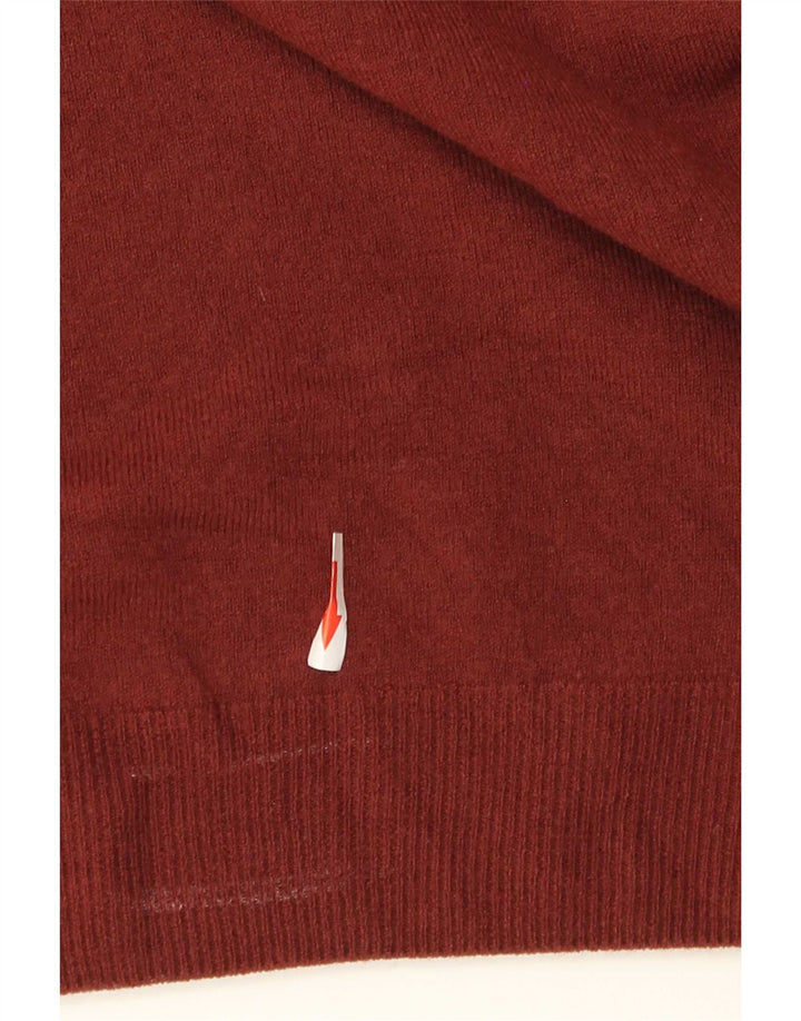 Marks & Spencer Herre V-hals sweater Medium Burgund akryl