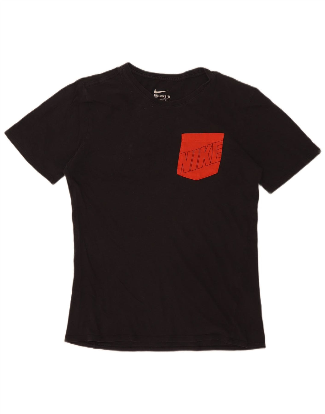 Nike Herre Athletic Cut Grafisk T-Shirt Top Lille Sort Bomuld