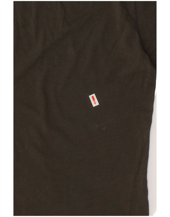THE NORTH FACE Boys T-Shirt Top 9-10 Years Medium Green Cotton