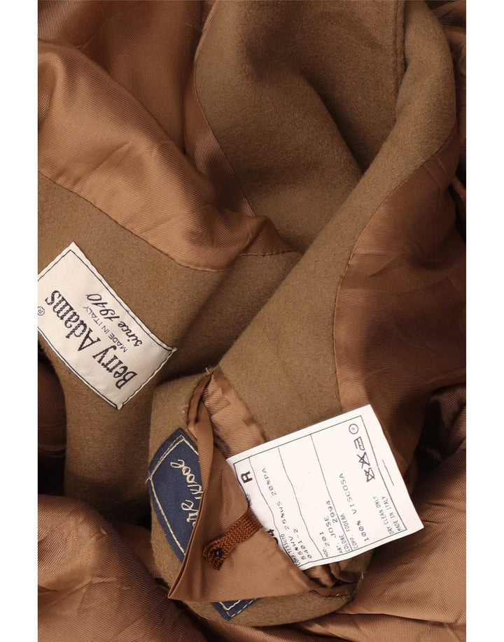 Berry Adams Herre Overfrakke IT 54 2XL Beige Virgin Wool