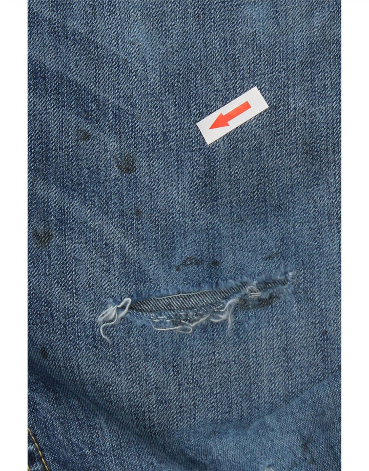 Levi's Herre 511 Distressed Slim Jeans W34 L34 Blå Bomuld