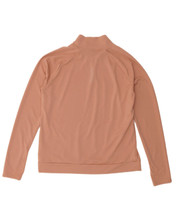 Nike Dame Dri Fit Grafisk Pullover Træningsdragt Top UK 14 Medium Pink