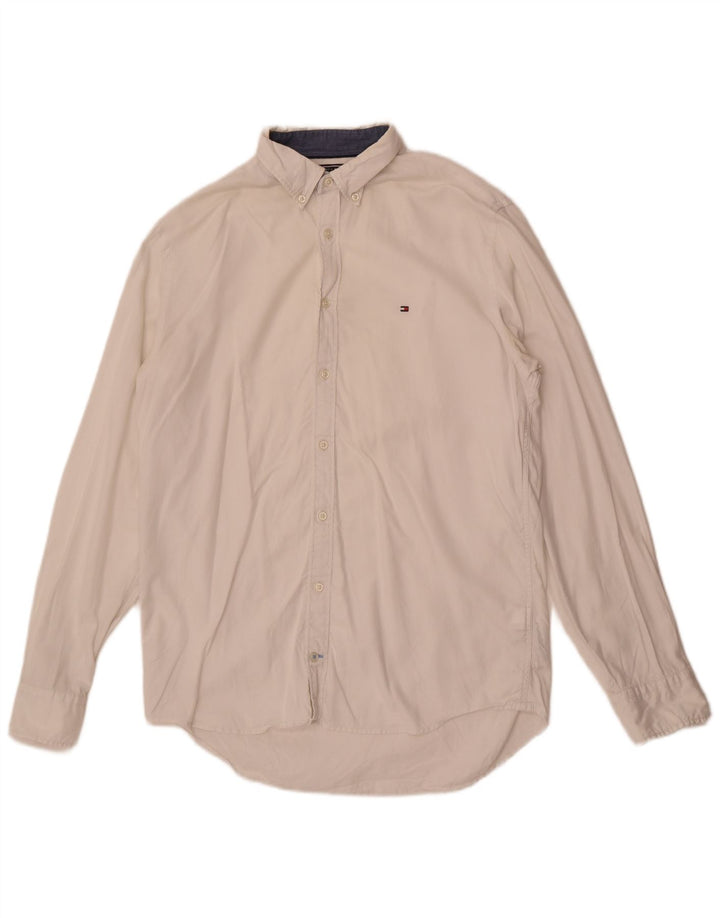 Tommy Hilfiger Herre New York Fit skjorte Medium hvid bomuld
