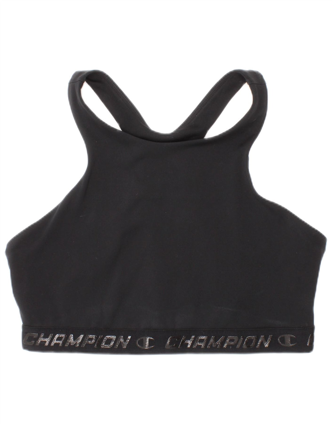 Champion Womens Graphic Sport BH Top Medium Black Sports