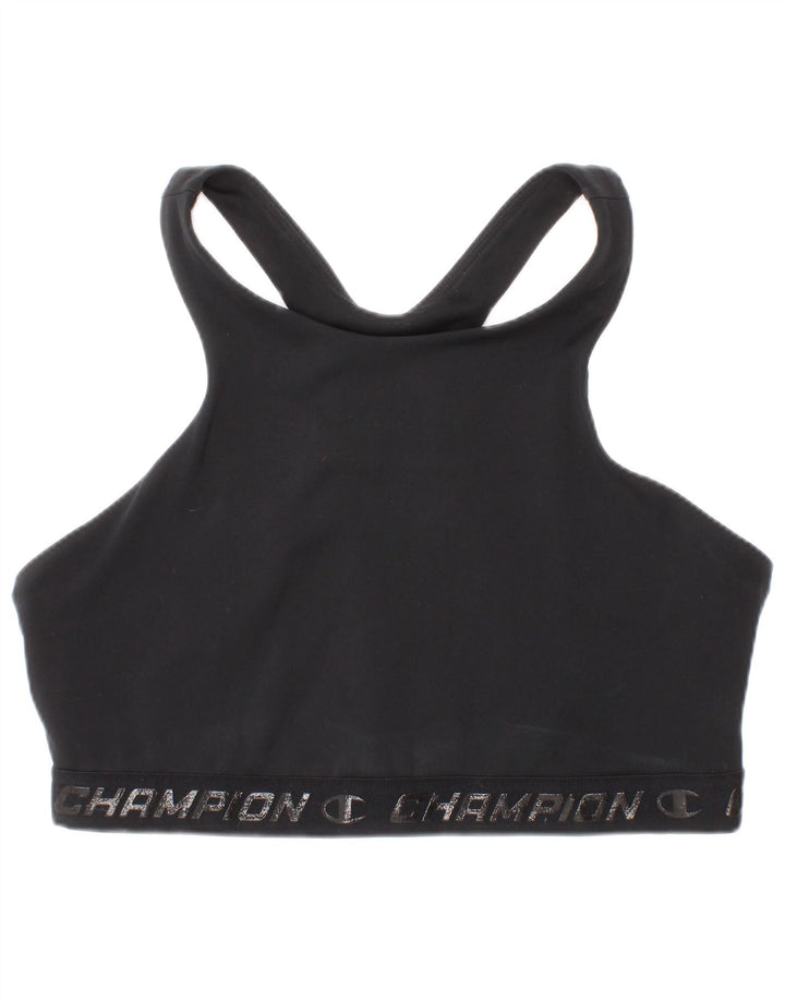 Champion Womens Graphic Sport BH Top Medium Black Sports