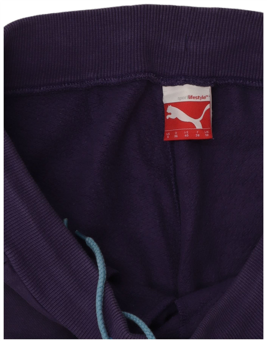 Puma træningsdragt til kvinder Joggers UK 10 Small Purple Colourblock