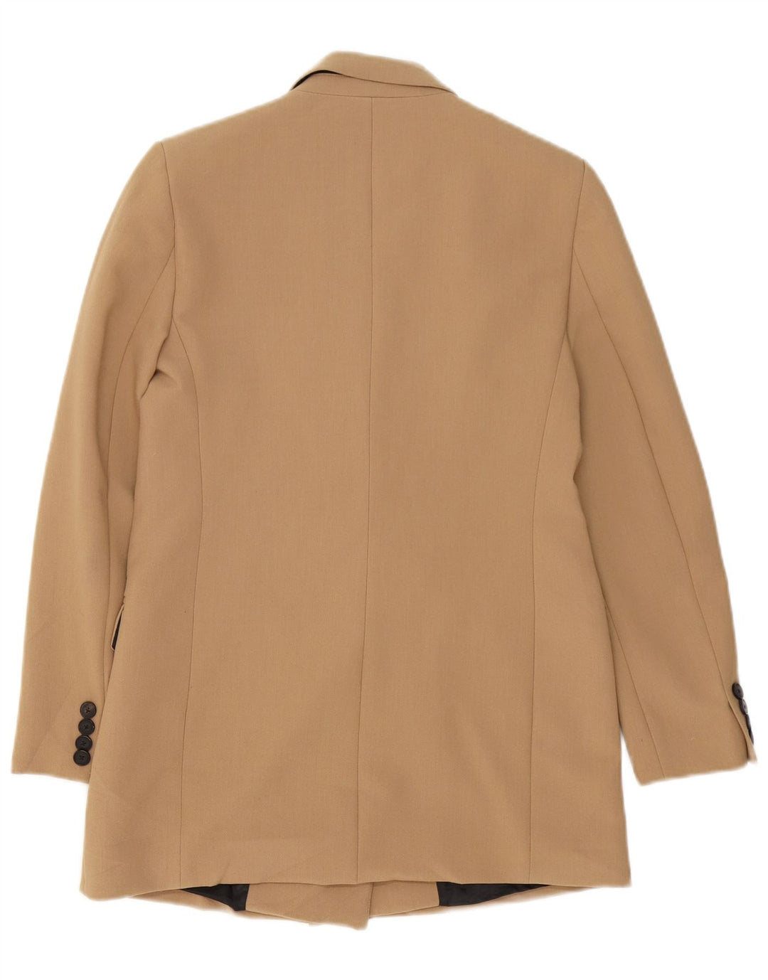 Zara Dame Oversized Double Breasted Blazer Jacket UK 6 XS Beige