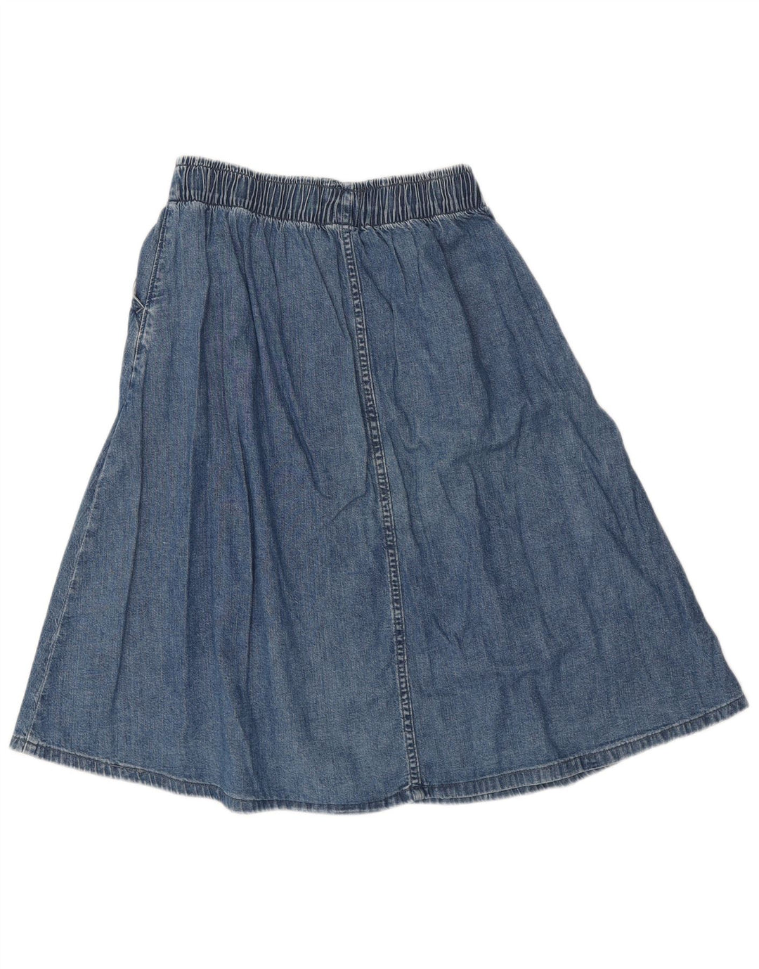 Levi's denimnederdel til kvinder W27, lille blå bomuld