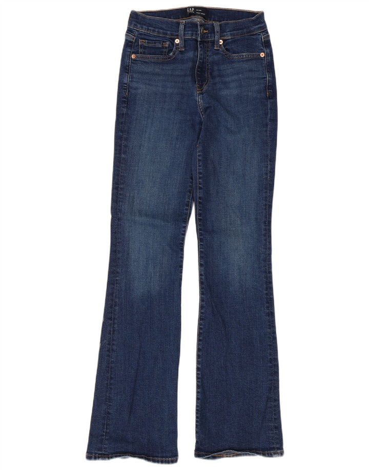 Gap Dame Bootcut Jeans W24 L29 Marineblå Bomuld