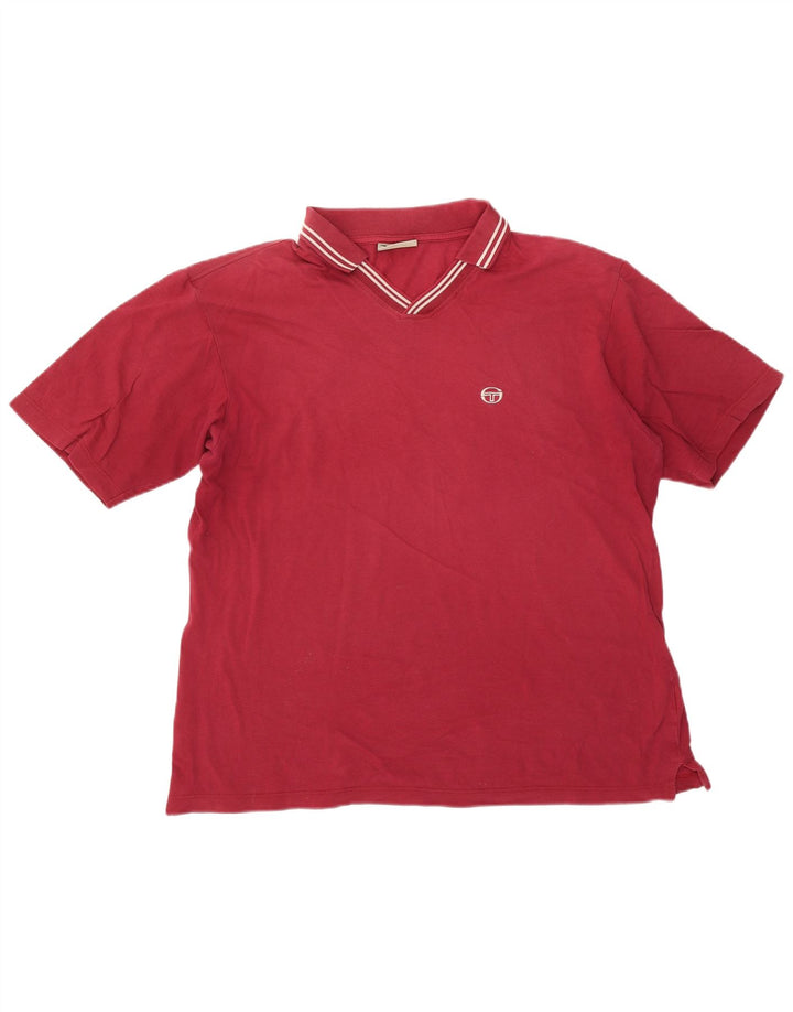 Sergio Tacchini Herre poloshirt XL Burgundy