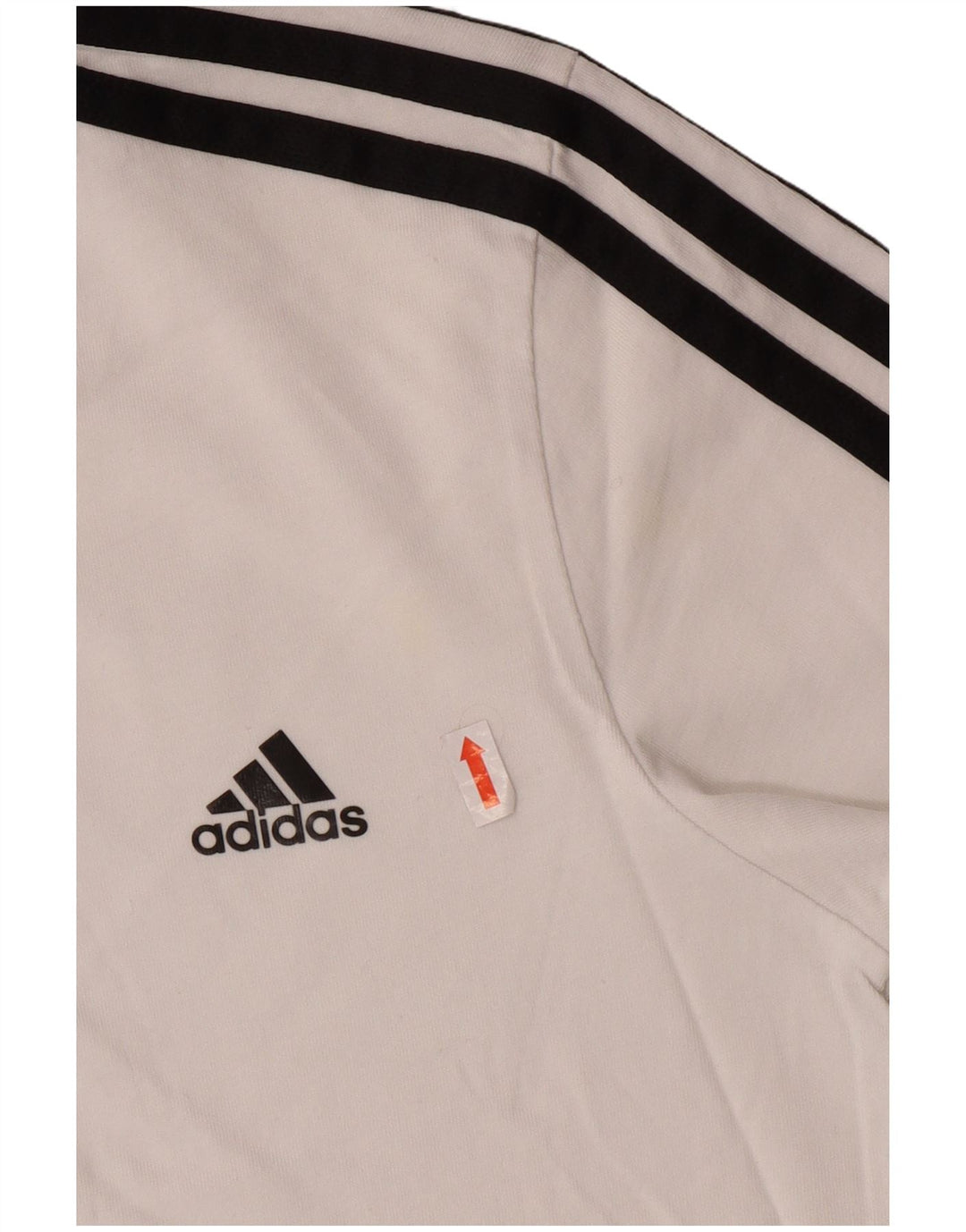 ADIDAS Boys T-Shirt Top 13-14 Years White Cotton