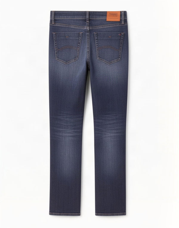 Tommy Hilfiger Herre Scanton Slim Jeans W32 L32 Blå Bomuld
