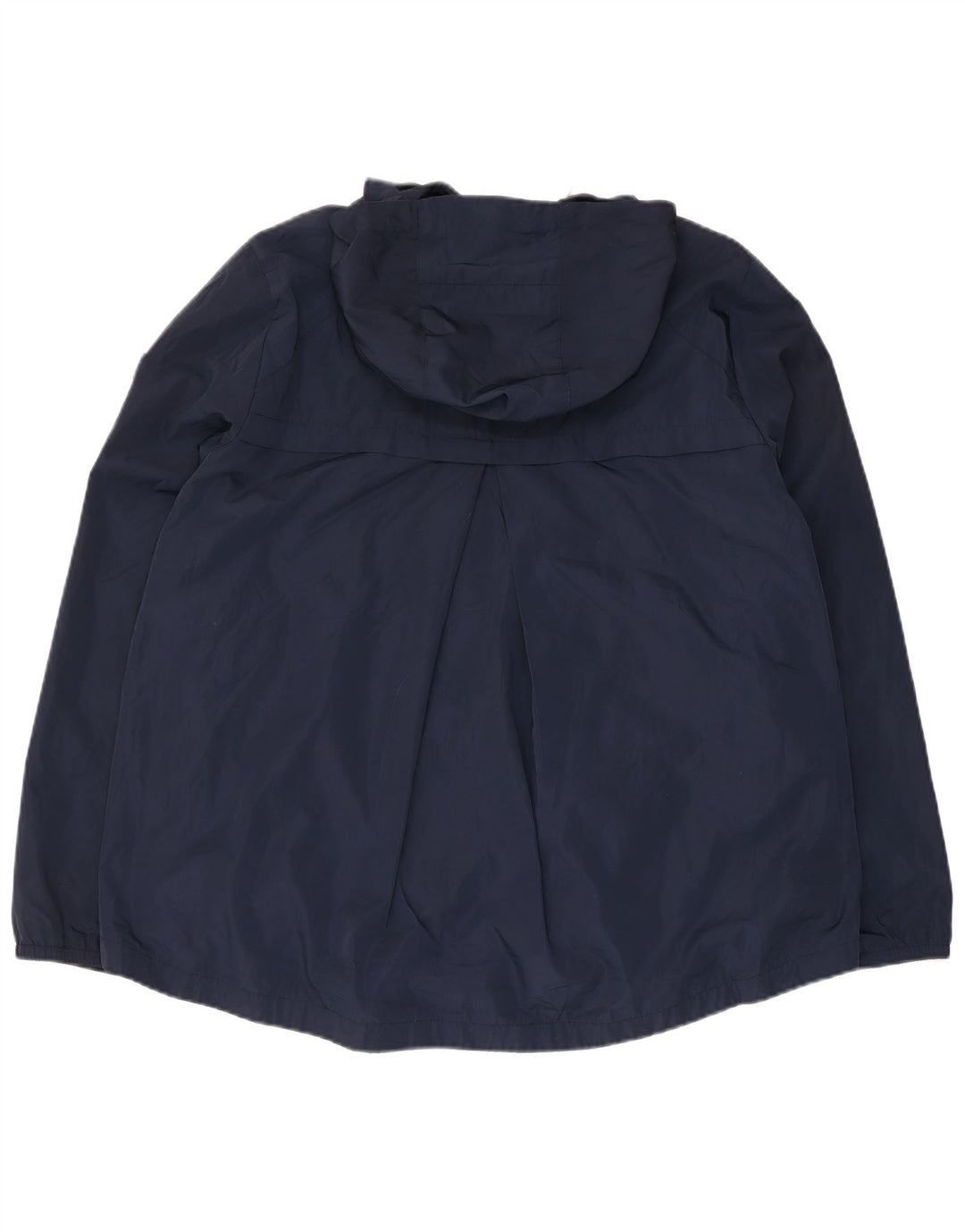 Tommy Hilfiger Regnjakke med hætte til kvinder UK 16 Stor marineblå polyester
