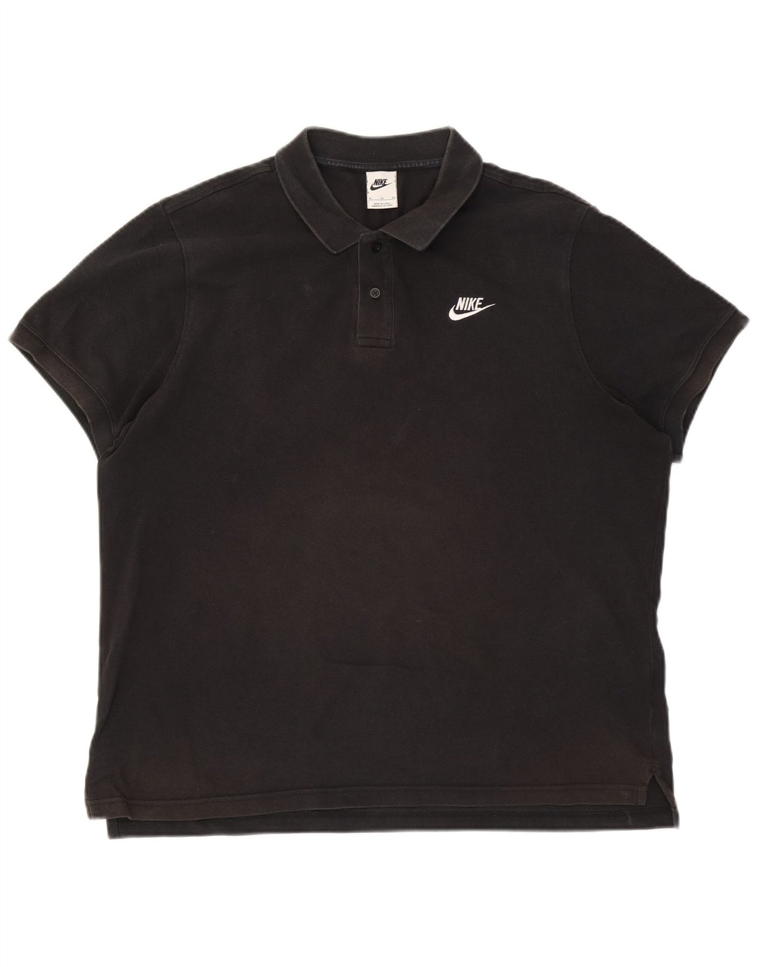 Nike herre poloshirt XL sort bomuld