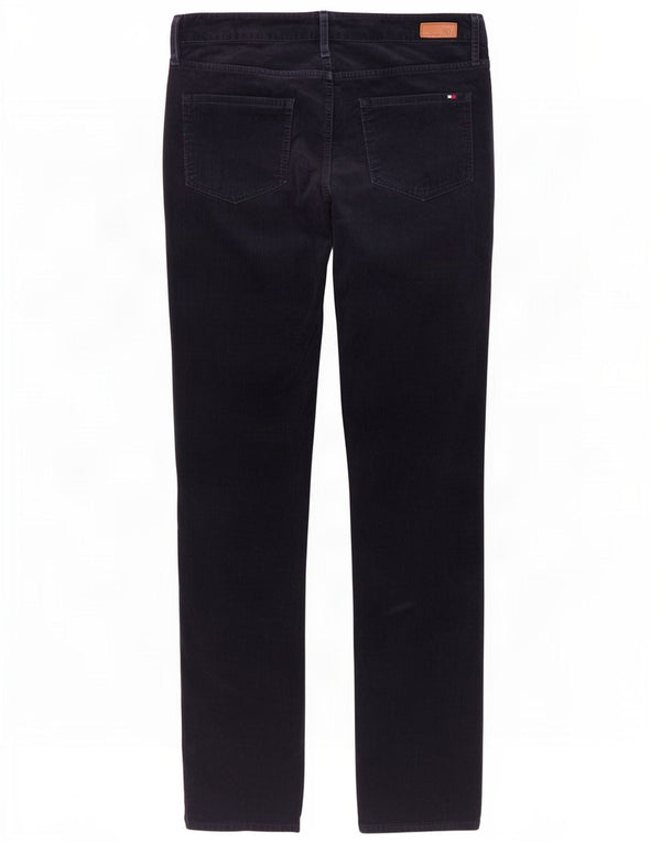 Tommy Hilfiger Dame Slim Corduroy Bukser US 8 Medium W27 L31 Navy Blue