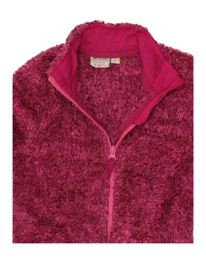 MOUNTAIN WAREHOUSE Girls Fleece Jacket 7-8 Years Pink Polyester Vintage Mountain Warehouse and Second-Hand Mountain Warehouse from Messina Hembry 
