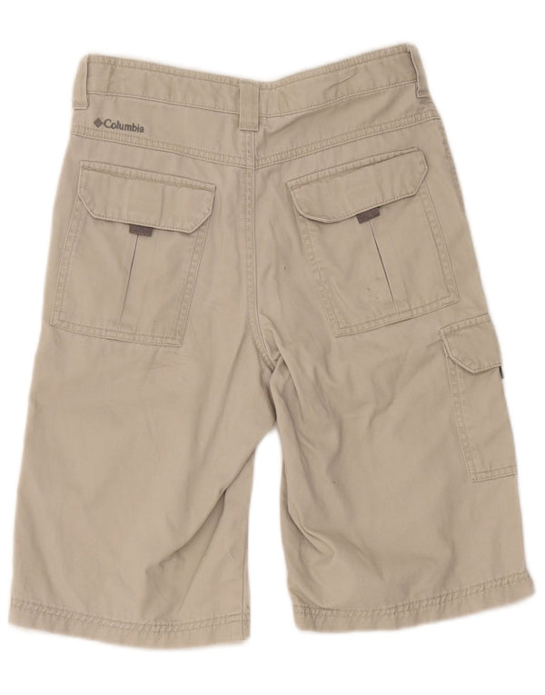 Columbia Boys Cargo Shorts 15-16 år W30 Beige Bomuld