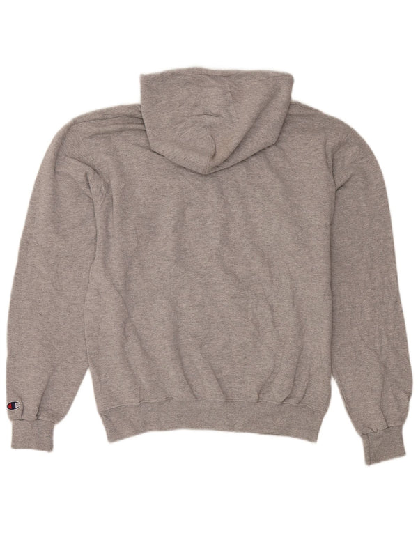 Champion Herre grafisk hættetrøje Jumper Medium Grey Flecked Bomuld