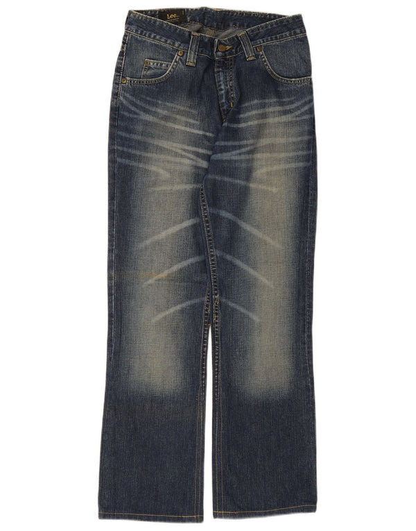 LEE Dame Felton Flared Jeans W29 L29 Blå Bomuld