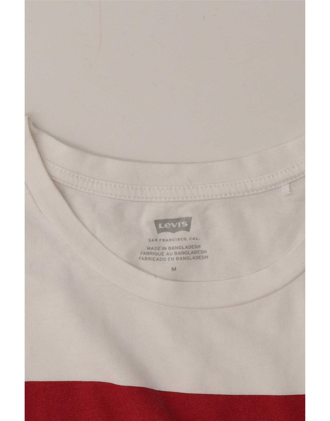 Levi's Grafisk T-shirt top til kvinder UK 14 Medium White