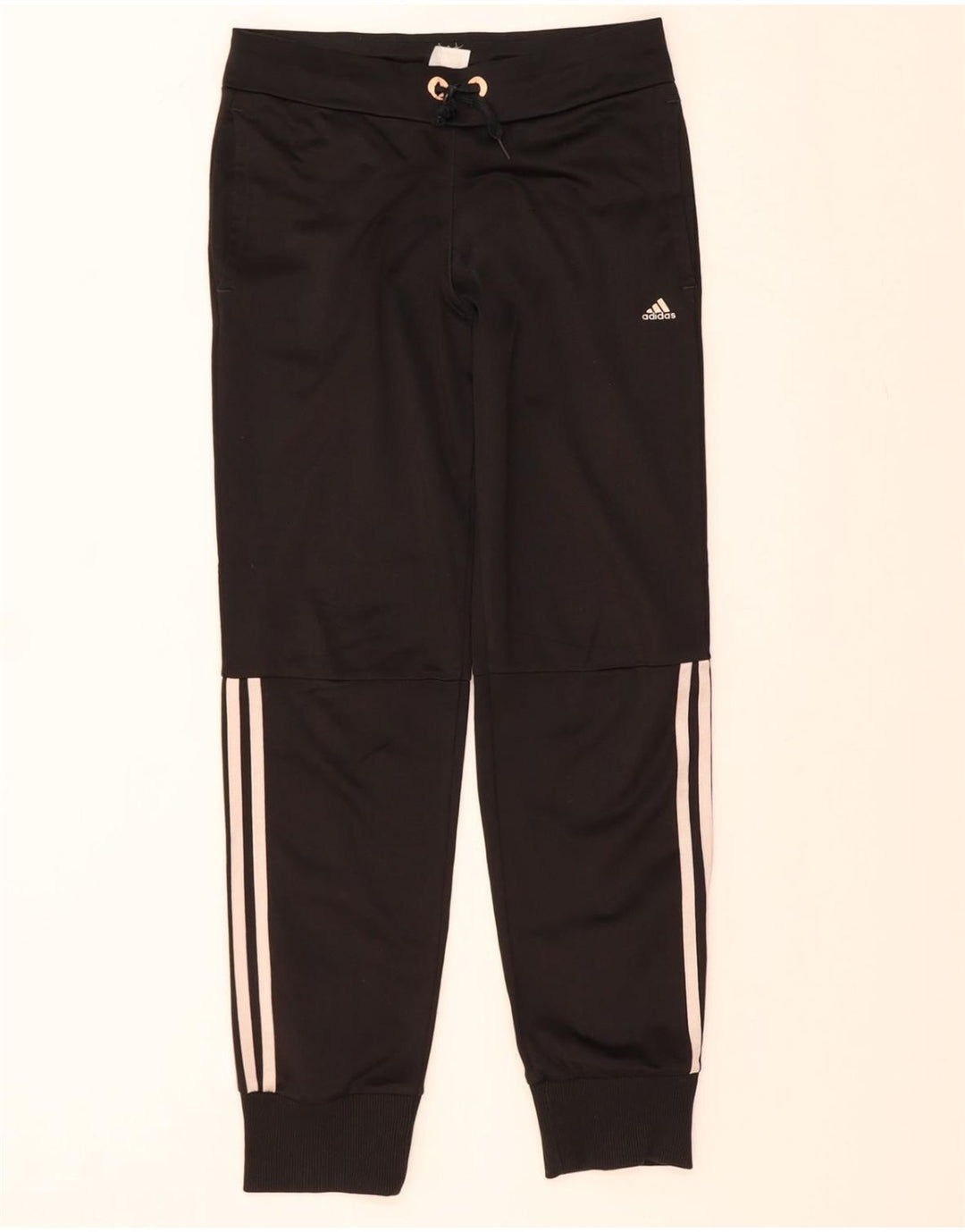 ADIDAS Boys Tracksuit Trousers Joggers 13-14 Years  Black Vintage Adidas and Second-Hand Adidas from Messina Hembry 