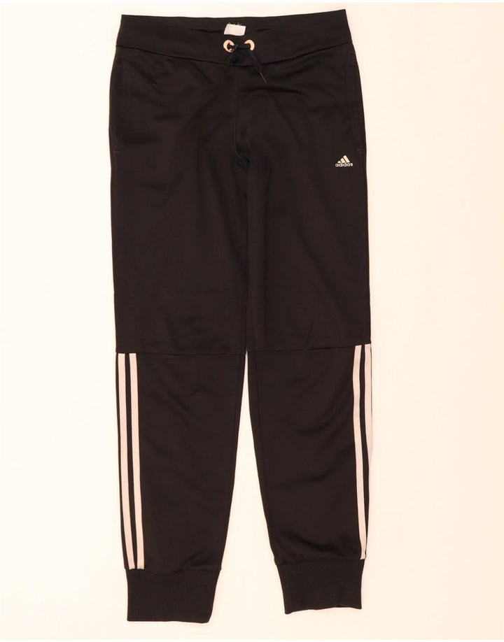 ADIDAS Boys Tracksuit Trousers Joggers 13-14 Years  Black Vintage Adidas and Second-Hand Adidas from Messina Hembry 