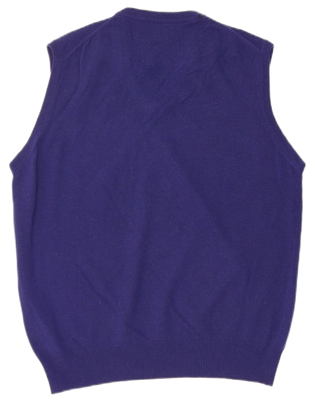 Marina Yachting Herrevest Tank Top Large Blue Virgin Wool
