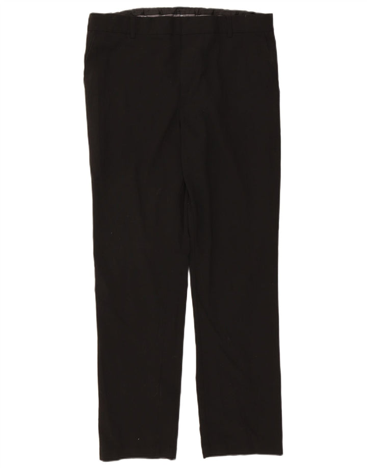 Marks & Spencer Straight Suit Bukser til mænd W34 L29 Sort