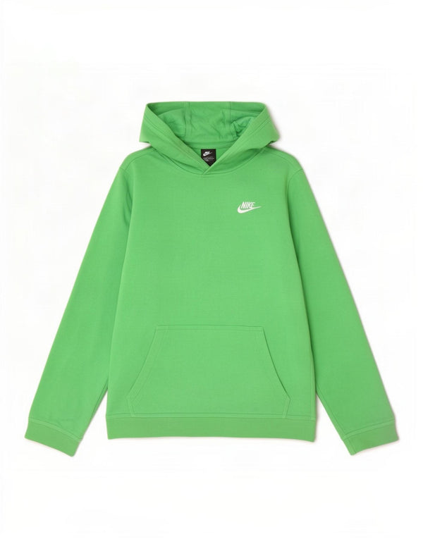 Nike Boys Hoodie Jumper 13-14 år XL Grøn Bomuld