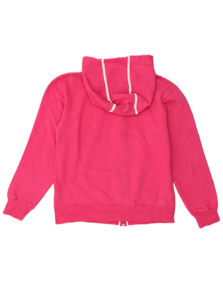 Fila hættetrøje til kvinder med lynlås UK 14 Medium Pink Bomuld