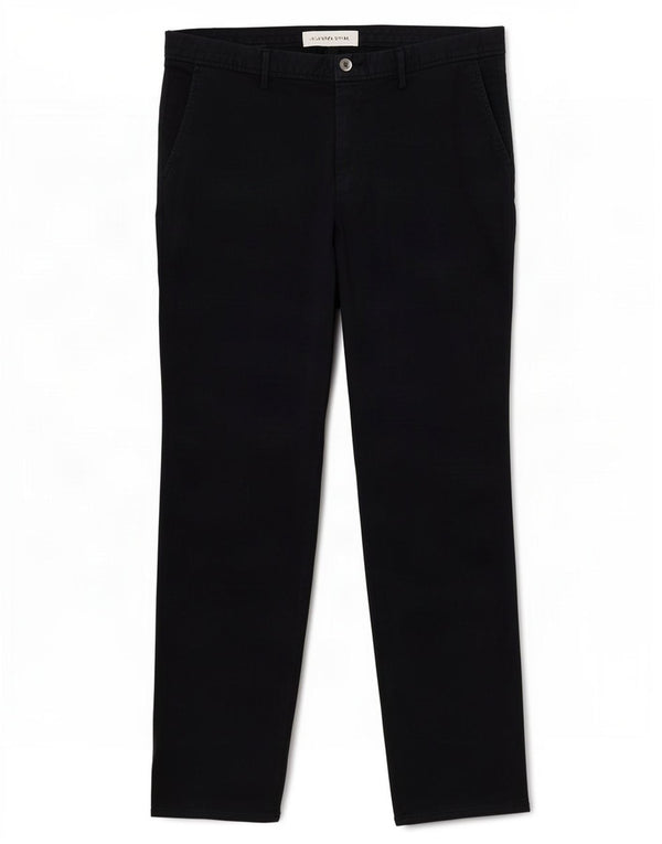 Massimo Dutti Herre Regular Fit Chinobukser EU 48 XL W38 L30 Marineblå