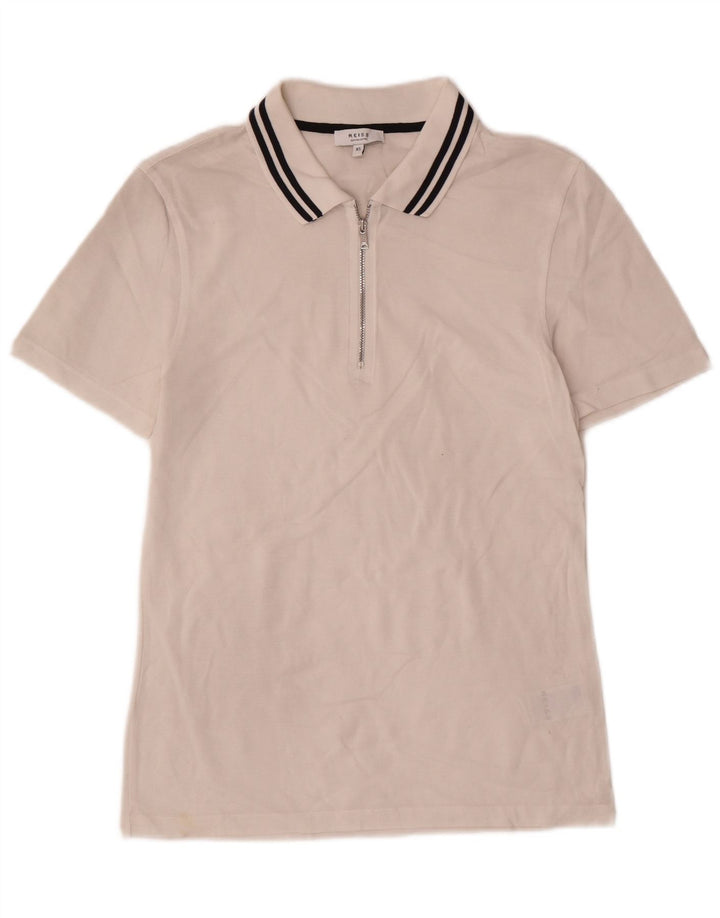 Reiss Polo Shirt til mænd XS Hvid Bomuld